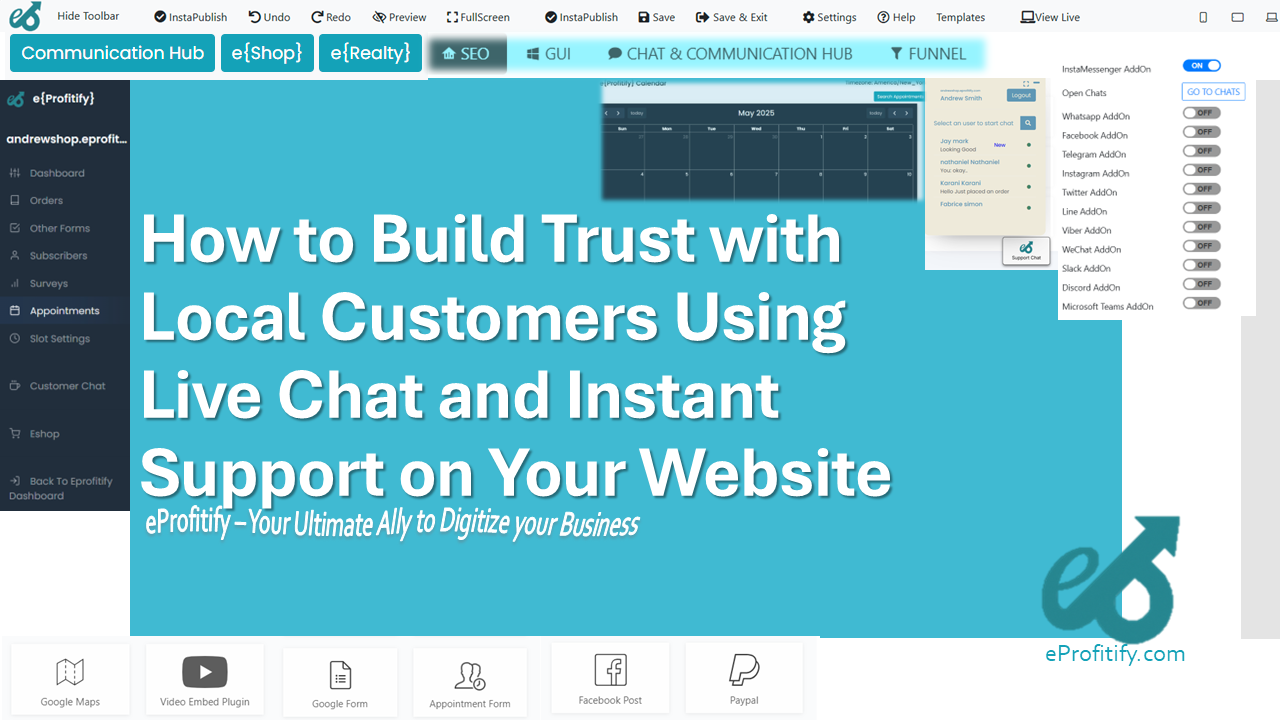How to Build Trust with Local Customers Using Live Chat and Instant Support on Your Website